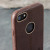 Premium Lederhülle iPhone 7 Case in Braun 3