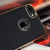Olixar Makamae Lederlook iPhone 7 Case - Zwart 5