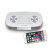 iLuv Timeshaker Micro Bluetooth LED Alarm Clock Speaker - White 3