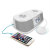 iLuv Timeshaker Micro Bluetooth LED Alarm Clock Speaker - White 5
