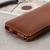 Caseual Genuine Leather iPhone 7 Flip Cover - Italian Tan 2