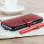 VRS Design Dandy Leren-stijl Samsung Galaxy S8 Wallet Case - Rood 5