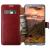 VRS Design Dandy Leather-Style LG G6 Wallet Case - Wijn 3