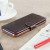 VRS Design Dandy Leather-Style Galaxy S8 Plus Wallet Case - Brown 4