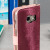Hansmare Calf Samsung Galaxy A3 2017 Wallet Case Hülle in Rosa 7
