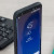 Coque Officielle Samsung Galaxy S8 Plus Alcantara Cover – Argent/Gris 6