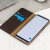 Olixar echt leren Galaxy S8 Executive Wallet Case - Bruin 6