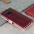 Funda Samsung Galaxy S8 Hansmare Calf Estilo Cartera - Vino / Rosa 4