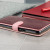Hansmare Calf Samsung Galaxy S8 Plus Wallet Case - Wine / Pink 5
