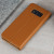Beyza Arya Folio P Samsung Galaxy S8 Plus Leather Stand Case - Tan 7
