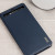Housse Officielle HTC U Ultra avec rabat en cuir – Bleue foncée 4