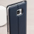 Housse Officielle HTC U Ultra avec rabat en cuir – Bleue foncée 7