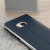 Official HTC U Play Genuine Leather Flip Case - Dark Blue 5