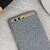 Official Huawei P10 Plus Mashup Fabric / Leather Skal - Ljusgrå 6