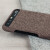Coque Officielle Huawei P10 Plus Mashup tissu et simili cuir – Marron 5
