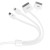 4-in-1 Charging Cable (Apple, Galaxy Tab, Micro USB) - 20cm 6