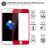 Olixar iPhone 7 Plus Edge to Edge Glass Screen Protector - Red 2