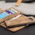 Luxury Samsung Galaxy S8 Leder-Stil 3-in-1 Brieftaschen Hülle - Bräunen 4