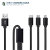 Olixar 3-in-1 USB-A to USB-C, Lightning & Micro USB Braided Tough Cable 3