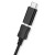Olixar Micro USB & USB-C Charging Cable Variety Pack - 4 Pack - Black 4