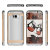 Ghostek Cloak 2 Samsung Galaxy S8 Aluminium Tough Case - Helder / Goud 3