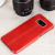 Olixar Premium Genuine Leather Samsung Galaxy S8 Case - Red 6