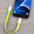 STK Short Micro USB Magnetic Charge and Sync Cable - Green 3