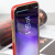 Olixar Makamae Leder-Style Galaxy S8 Plus Hülle -  Rot 3