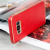 Olixar Makamae Leder-Style Galaxy S8 Plus Hülle -  Rot 8