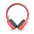Bitmore Classic On-Ear Folding Headphones with Mic and Remote - Red 5