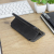 Olixar Slim Genuine Leather Flip iPhone X Plånboksfodral - Svart 5