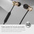 Groov-e Bullet Knospen Metall drahtlose Kopfhörer mit Mikrofon - Gold 3