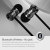 Groov-e Bullet Knospen Metall drahtlose Kopfhörer mit Mikrofon- Silber 2