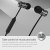 Groov-e Bullet Knospen Metall drahtlose Kopfhörer mit Mikrofon- Silber 4