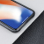 Coque iPhone X Olixar Ostrich Premium en cuir véritable – Noire 4