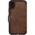 OtterBox Strada Folio iPhone X Leather Wallet Case - Brown 3