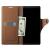 VRS Design Daily Diary Leather-Style Galaxy Note 8 Case - Brown 2