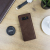 Olixar Genuine Leather Galaxy Note 8 Executive Wallet Case - Brown 5
