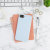 Funda iPhone 8 LoveCases Pretty in Pastel diseño denim - Azul 2
