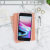 Funda iPhone 8 LoveCases Pretty in Pastel diseño denim - Rosa 3