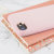 Funda iPhone 8 LoveCases Pretty in Pastel diseño denim - Rosa 4