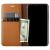 Housse iPhone X VRS Design Leather Diary en cuir – Marron 2