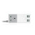 Macally UniStrip II UK 4-Port USB Wall Charger 2