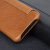 Vaja Agenda MG iPhone X Premium Leather Flip Case - Tan 4
