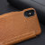 Vaja Agenda MG iPhone X Premium Leather Flip Case - Tan 5