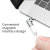 Adaptateur USB-C Baseus Mini Magnétiques Angles Fast Charge - Gris 3