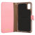 Hansmare Calf iPhone X Wallet Case - Wine Pink 2