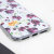 LoveCases Blumenkunst iPhone X Hülle -  Blau Weiss 6