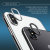 Olixar iPhone X Camera Lens Protector Metal Ring - Black / Silver 2