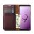 VRS Design Genuine Leather Diary Samsung Galaxy S9 Wallet Case - Wine 5
